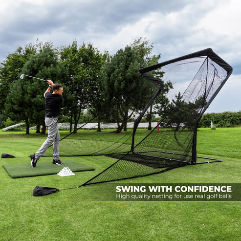 SimSpace Deluxe Home Driving Net (2.5 x 2.5 m) - træningsnet