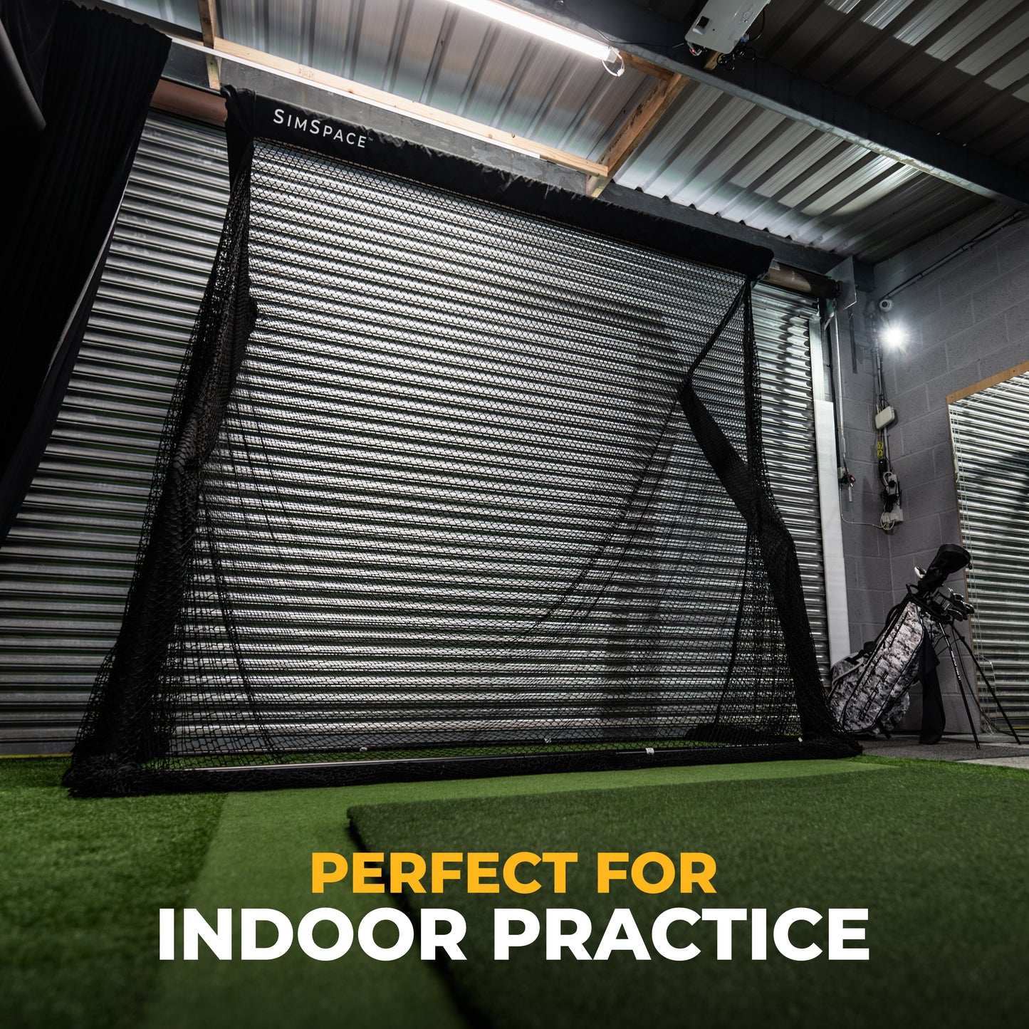 SimSpace Deluxe Home Driving Net (2.5 x 3.0 m) - træningsnet