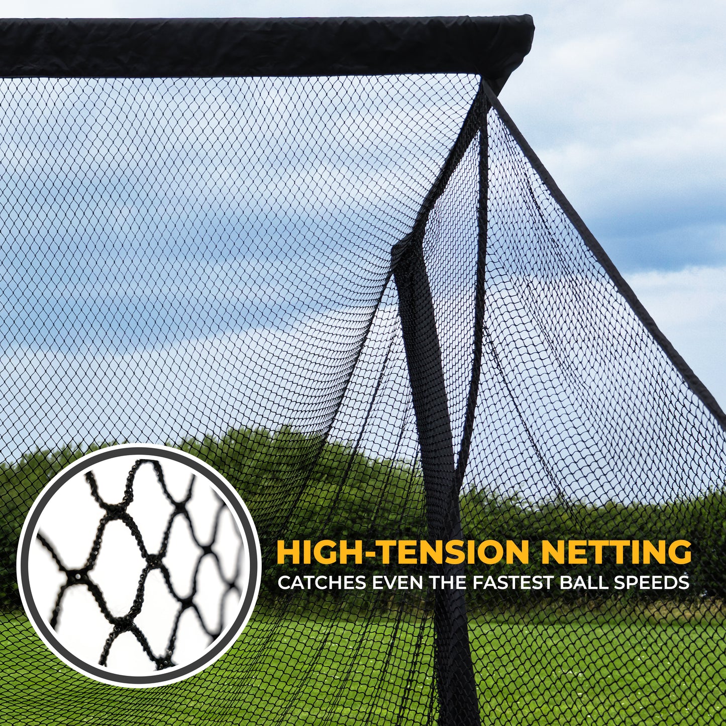 SimSpace Deluxe Home Driving Net (2.5 x 3.0 m) - træningsnet
