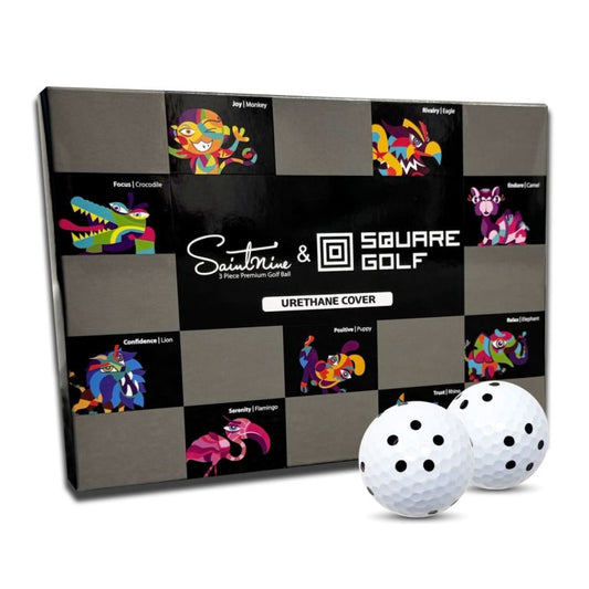 Square Golf 3PC Data Ball 12PK