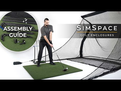 SimSpace Deluxe Home Driving Net (2.5 x 3.0 m) - træningsnet